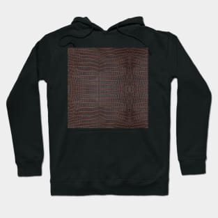 Chestnut Nile Crocodile Skin Hoodie